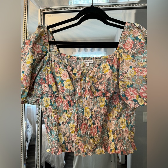 Women’s floral blouse. Size L - Picture 2 of 3